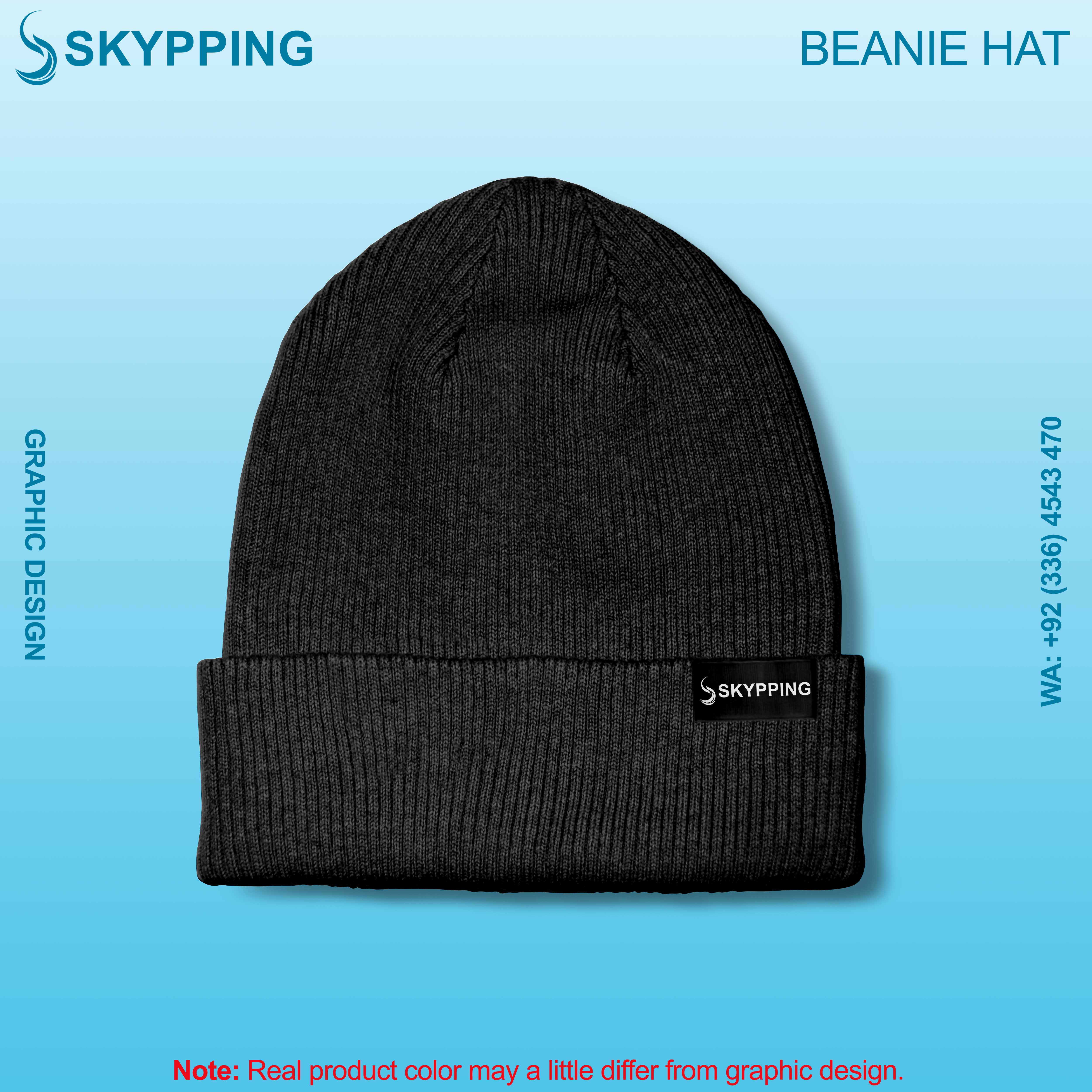 Beanie Hat with Label